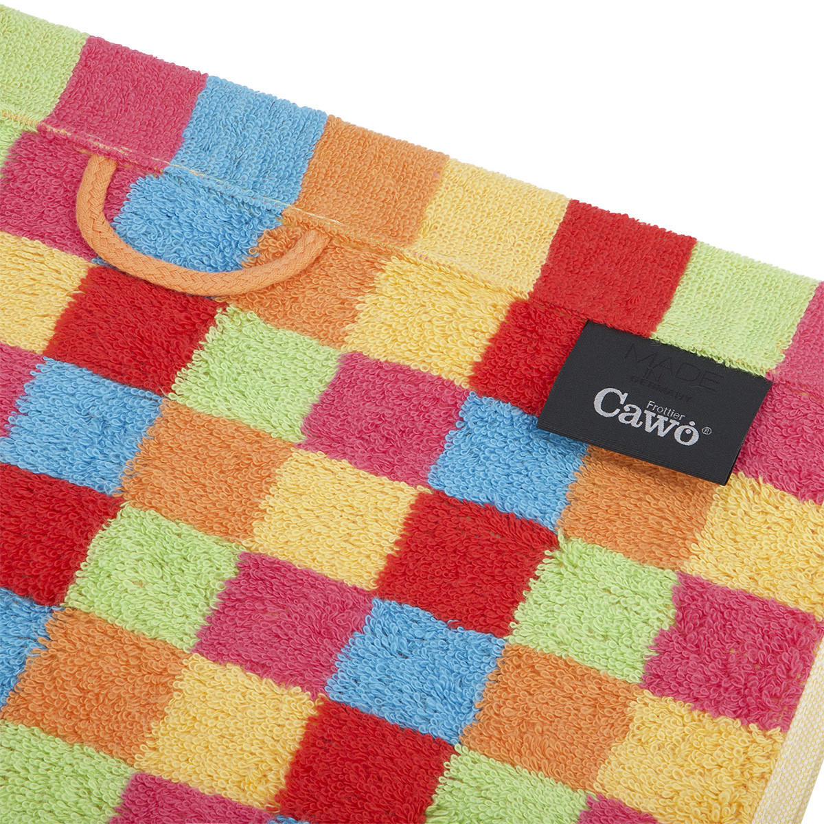 HANDTUCH Lifestyle 4er-Set - Multicolor/Orange, Textil (50/100cm) - Cawoe