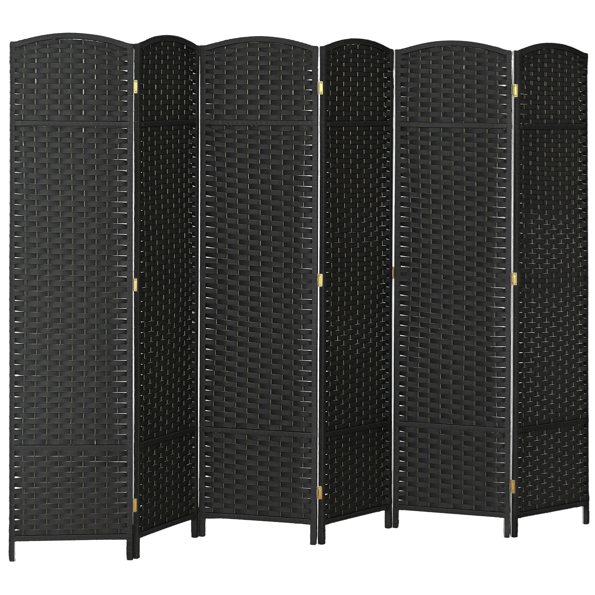 ComfortXL Paravent Schwarz 240x170x1.6 cm