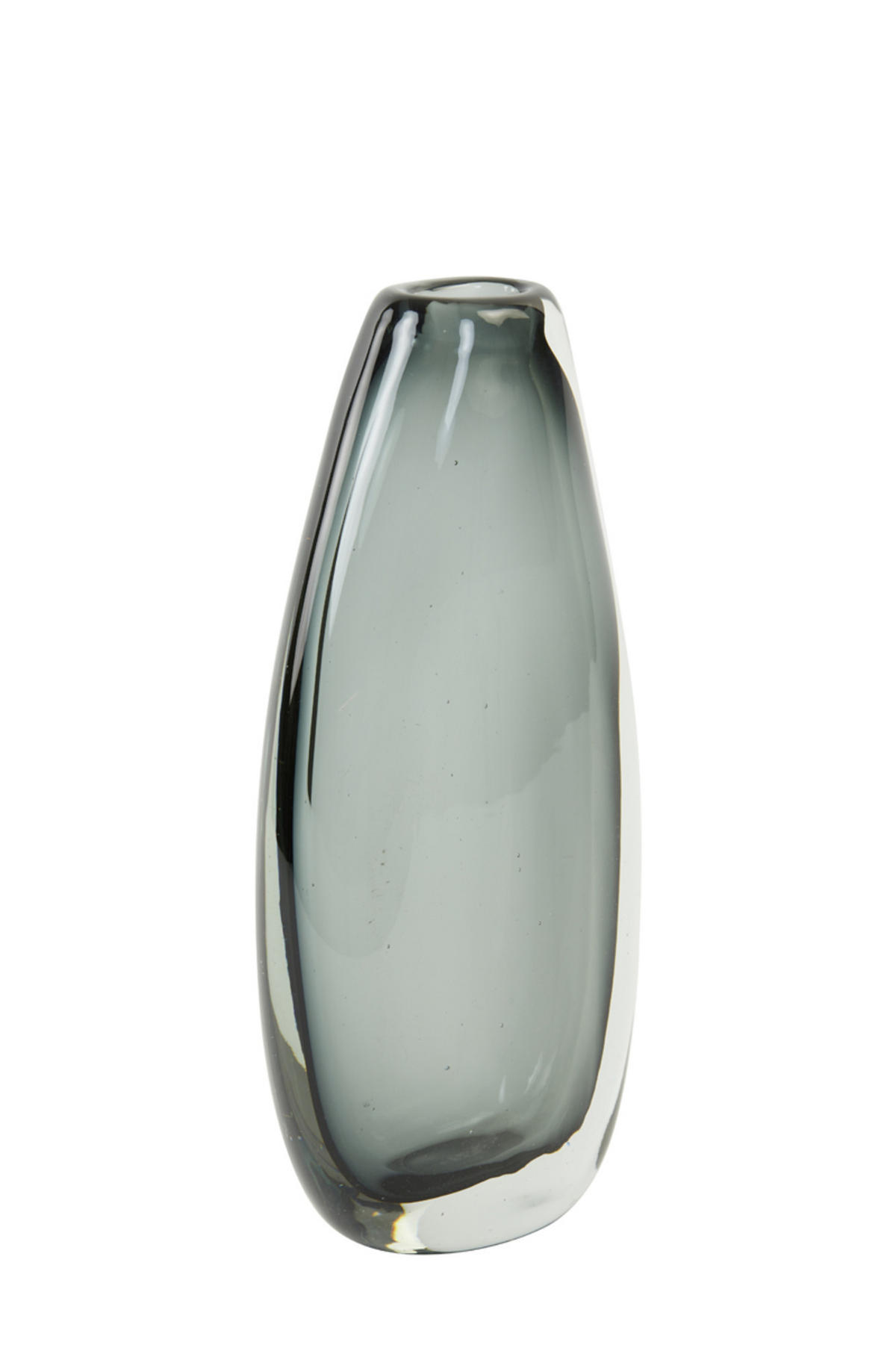 VASE Calla Grau 17/8/31,5 cm - Grau, Glas (31.5cm) - Light & Living