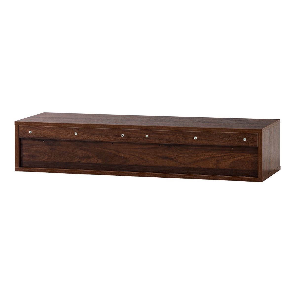 KONSOLENTISCH schwebender Auri 2 schubladen Walnuss-Optik - Walnussfarben, Holzwerkstoff (100/20/30cm) - VS Venta-stock
