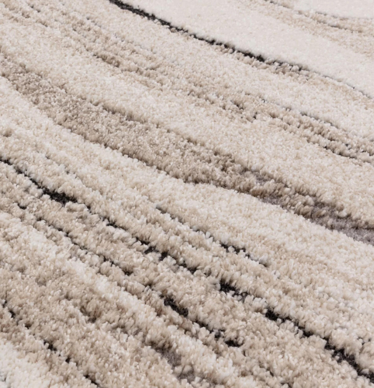 TEPPICH Flachgewebe SWELL Beige 120 x 170 cm - Beige, Textil (120/170cm) - Novatrend