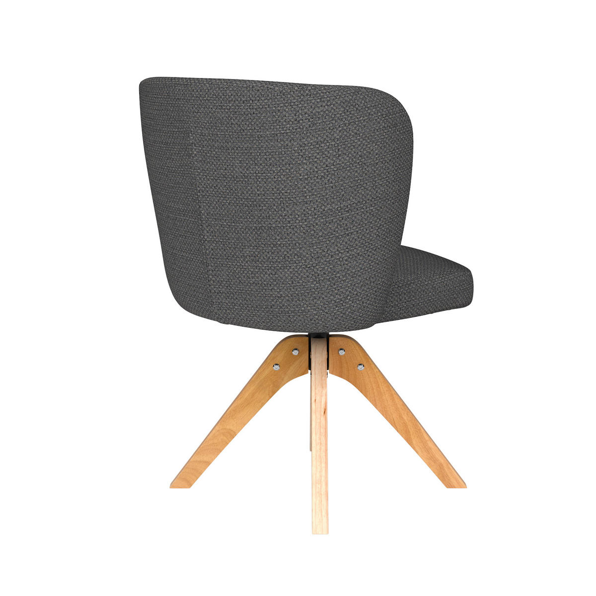 ESSZIMMERSTUHL Stan - Grau - 57/53/82 cm - Grau, Textil (53/82/57cm)
