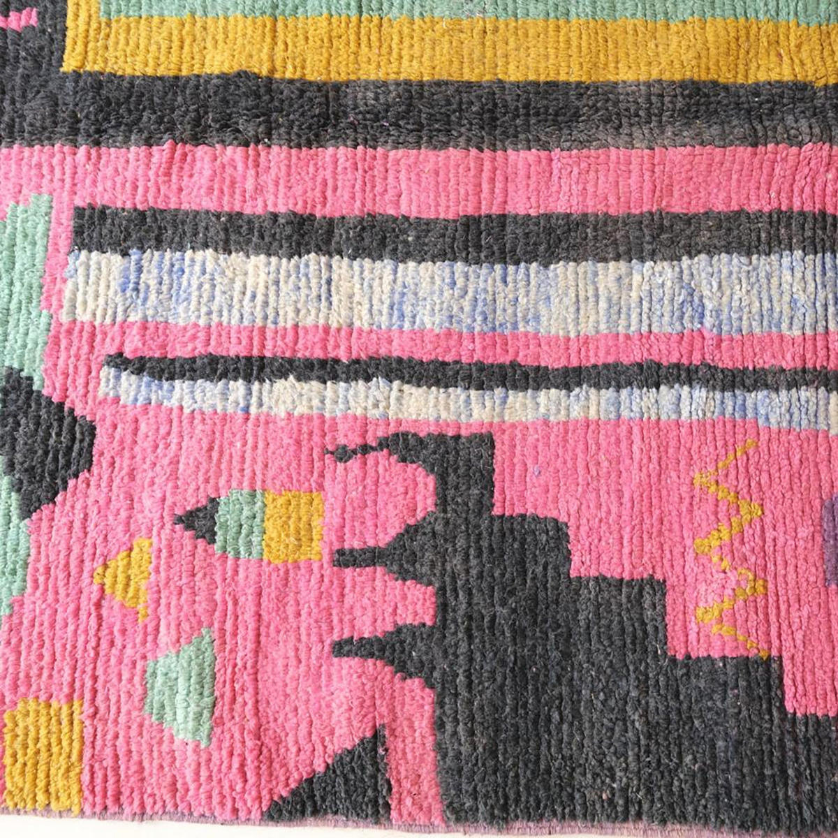 BERBERTEPPICH aus Marokko aus reiner Wolle 200x 300 cm - Multicolor, Naturmaterialien (200/300cm) - AFK Living