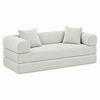 SCHLAFSOFA modular Beige - Beige, Kunststoff (89/59/195cm) - Meubliv