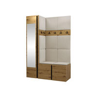 GARDEROBEN-SET Orion X - Beige/Eiche Artisan, Holzwerkstoff/Kunststoff (124/186/46cm) - MIRJAN24