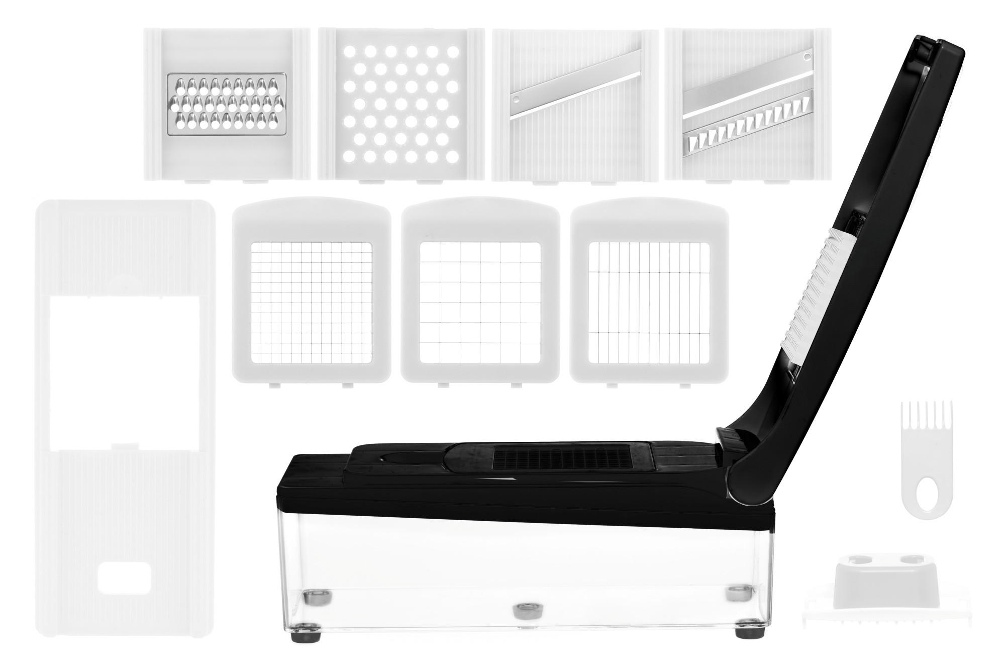 Thumbnail - Obst-, Schwarz, Kunststoff, Kochen, Küchenhelfer, Obst- & Gemüseschneider