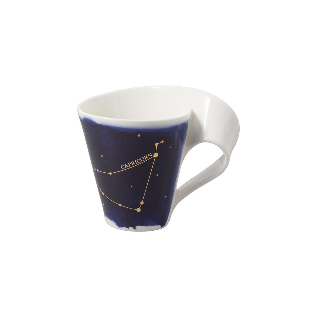 TASSE STEINBOCK NewWave Stars weiß-blau 300 ml - Blau/Weiß, Keramik (0.3L) - Villeroy & Boch