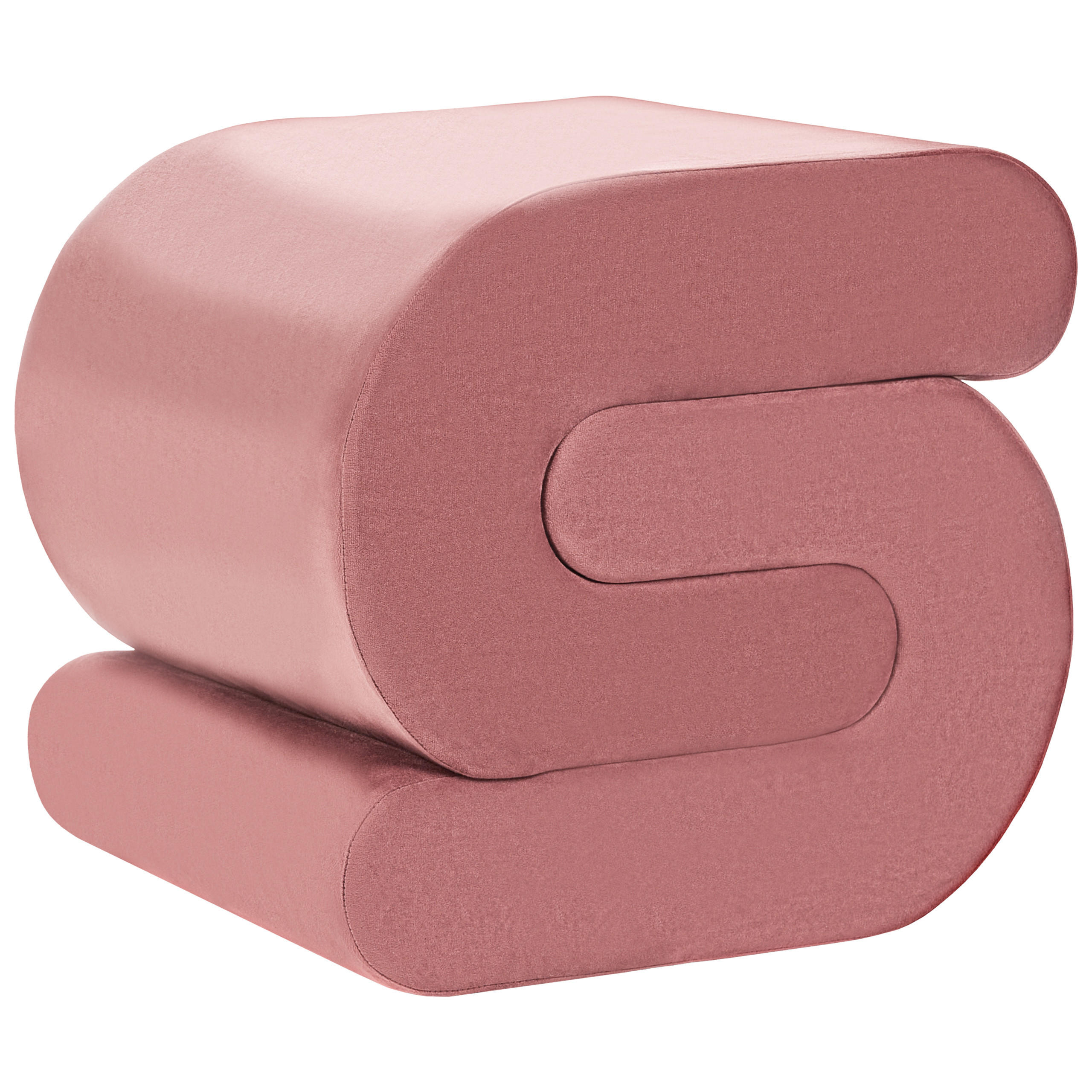 POUF catifea roz Arcadia