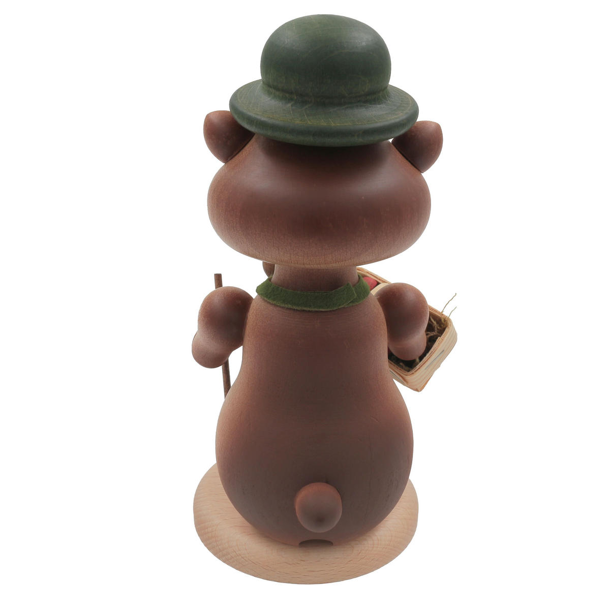 RAUCHFIGUR Hamster Pilzsammler 18 cm - Multicolor, Metall (12/18/0.1cm)