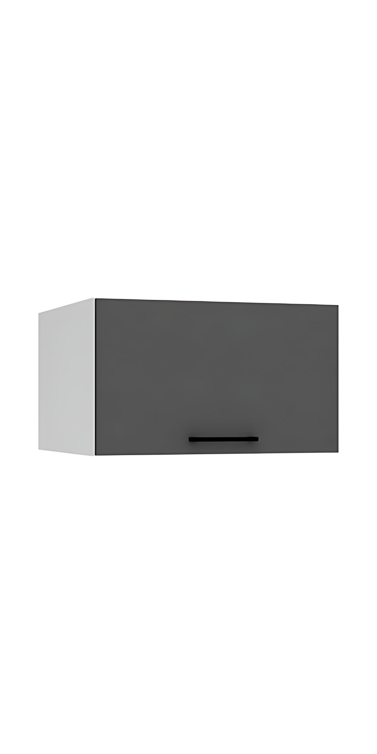 HÄNGESCHRANK W60OKGR GŁ.560 - Morvex - Zeitlose Küchen Eleganz - Anthrazit, Holz/Metall (60/36/56cm) - ROYAL24_MARKT