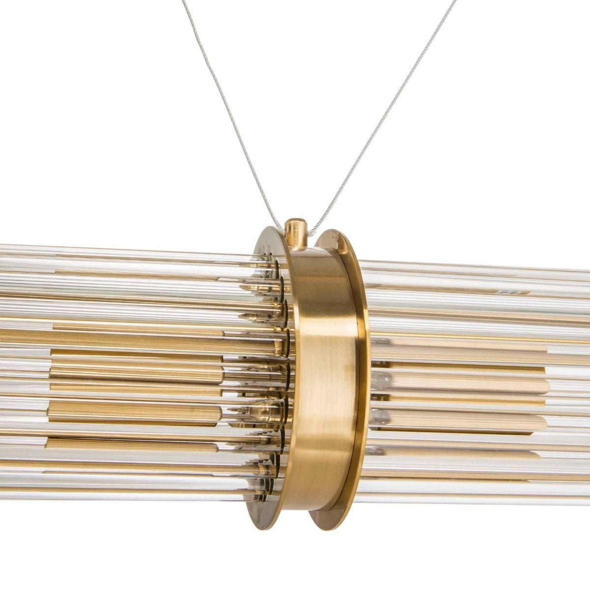 DOPPELGLAS Metall Messing Rohraufhängung - Goldfarben, Metall (20/120/120cm) - Signature