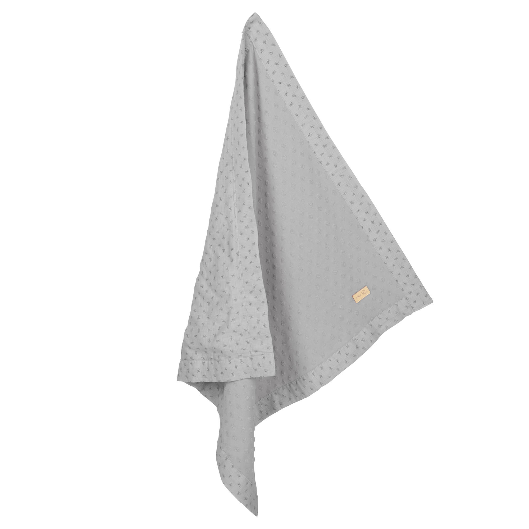 BABYDECKE 80 x 80 cm Lil Planet grau - Hellgrau, Textil (80/80cm) - Roba