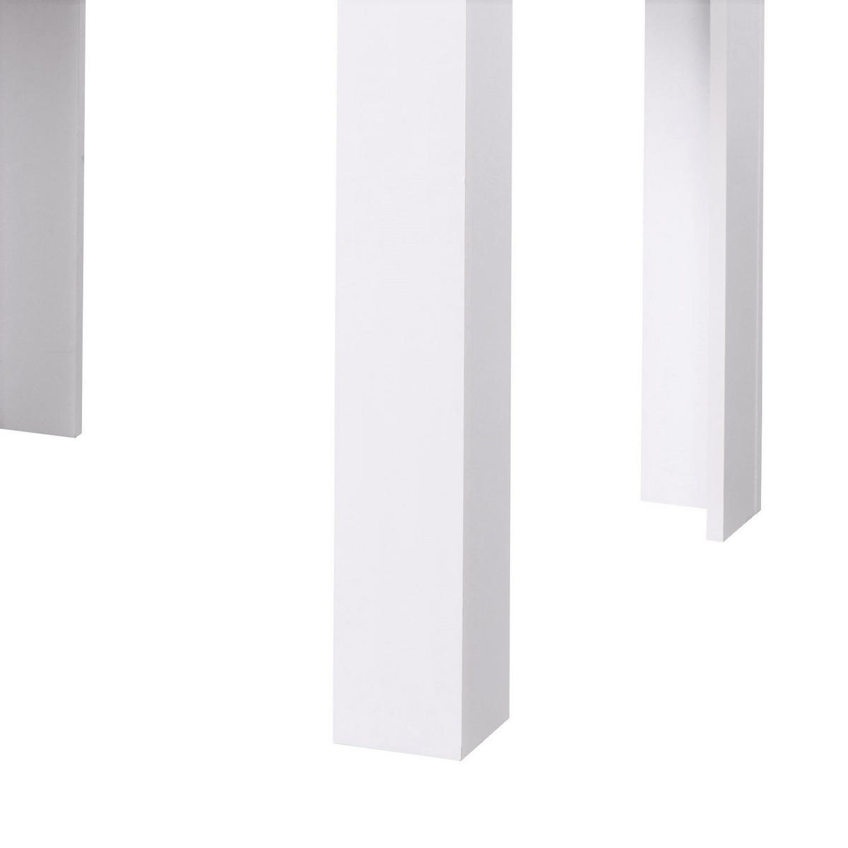 TISCHGRUPPE 80/80 cm weiß mit 2 Stühle Samt braun - Weiß/Braun, Holz/Textil (80/75/80cm) - Homestyle4u
