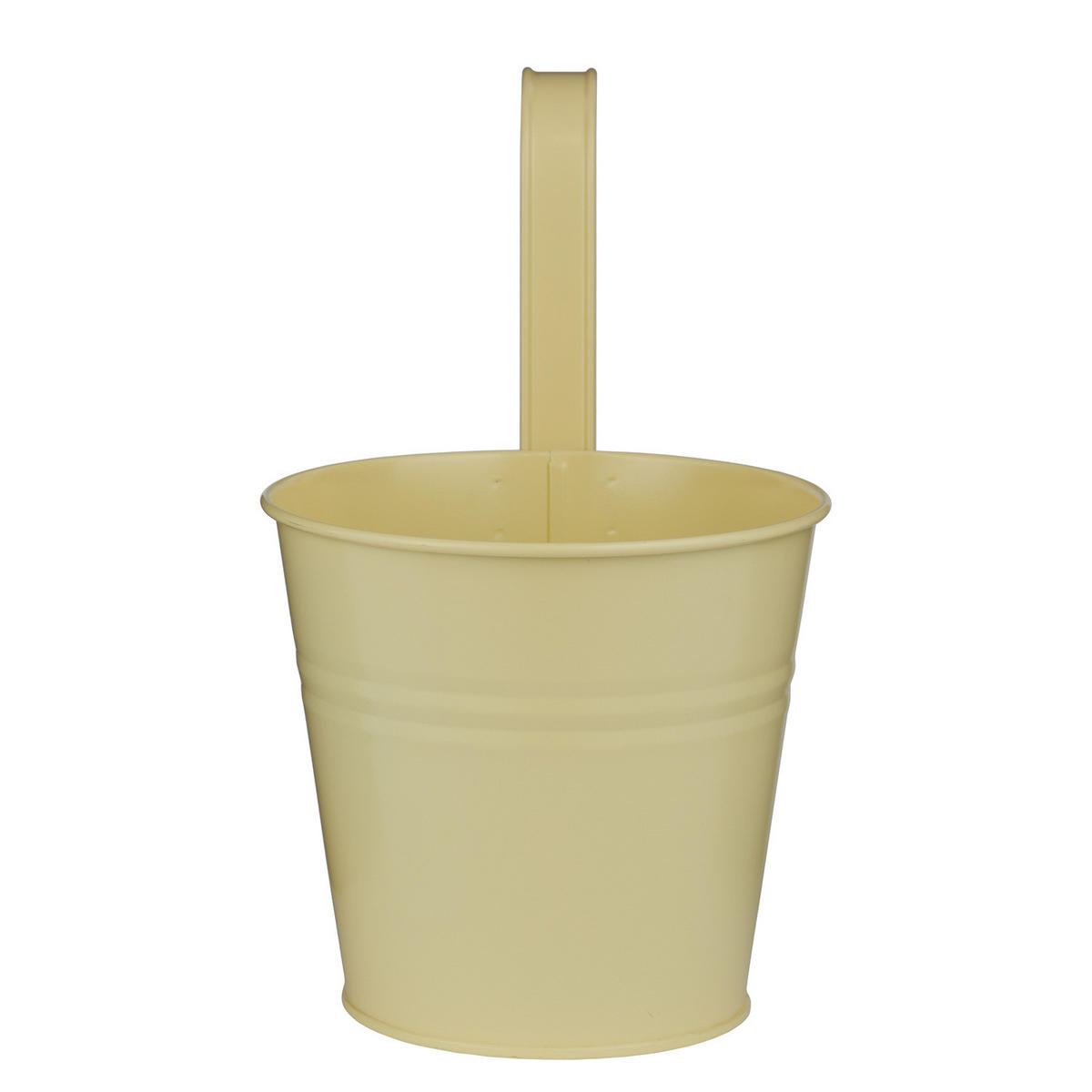 HÄNGEKASTEN Zinc Ø16cm - Gelb, Metall (15cm) - Butlers