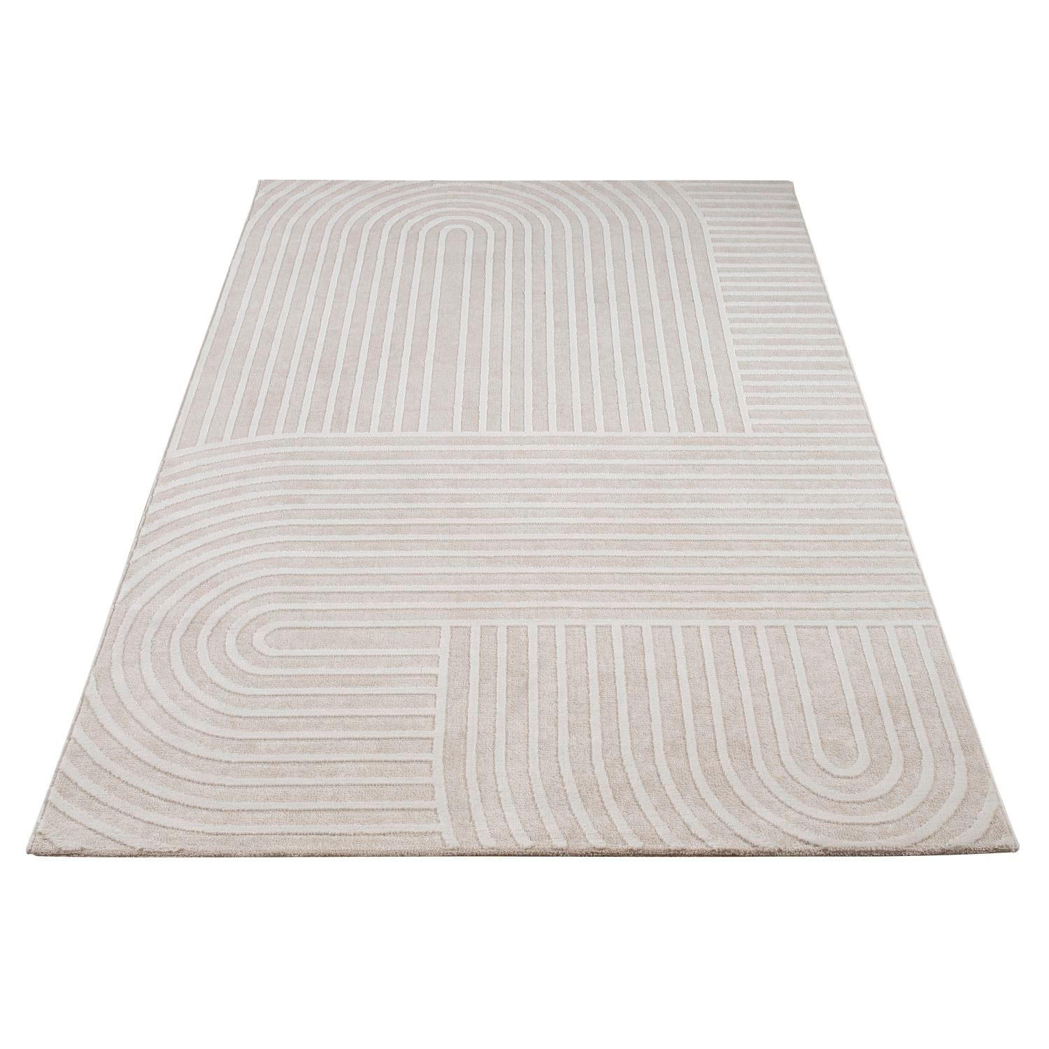 KURZFLORTEPPICH 80/150 cm Santorini 613 - Creme, Kunststoff (80/150cm) - Paco Home