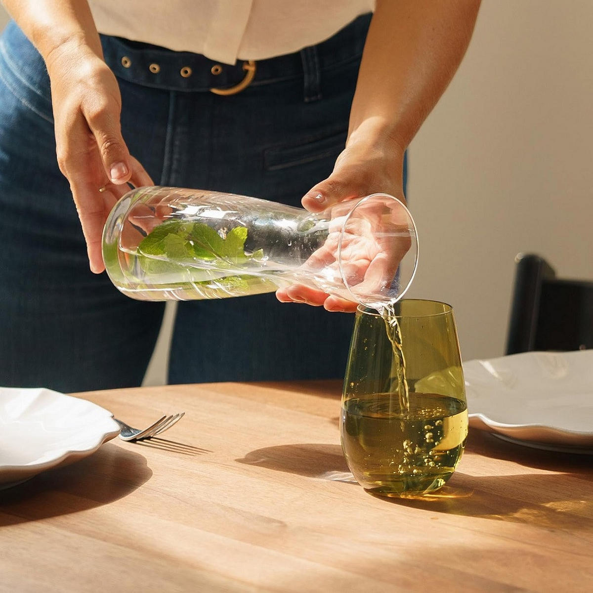KARAFFE Universal M 250 ml 6er Set - Transparent, Glas (0.25L) - Stölzle