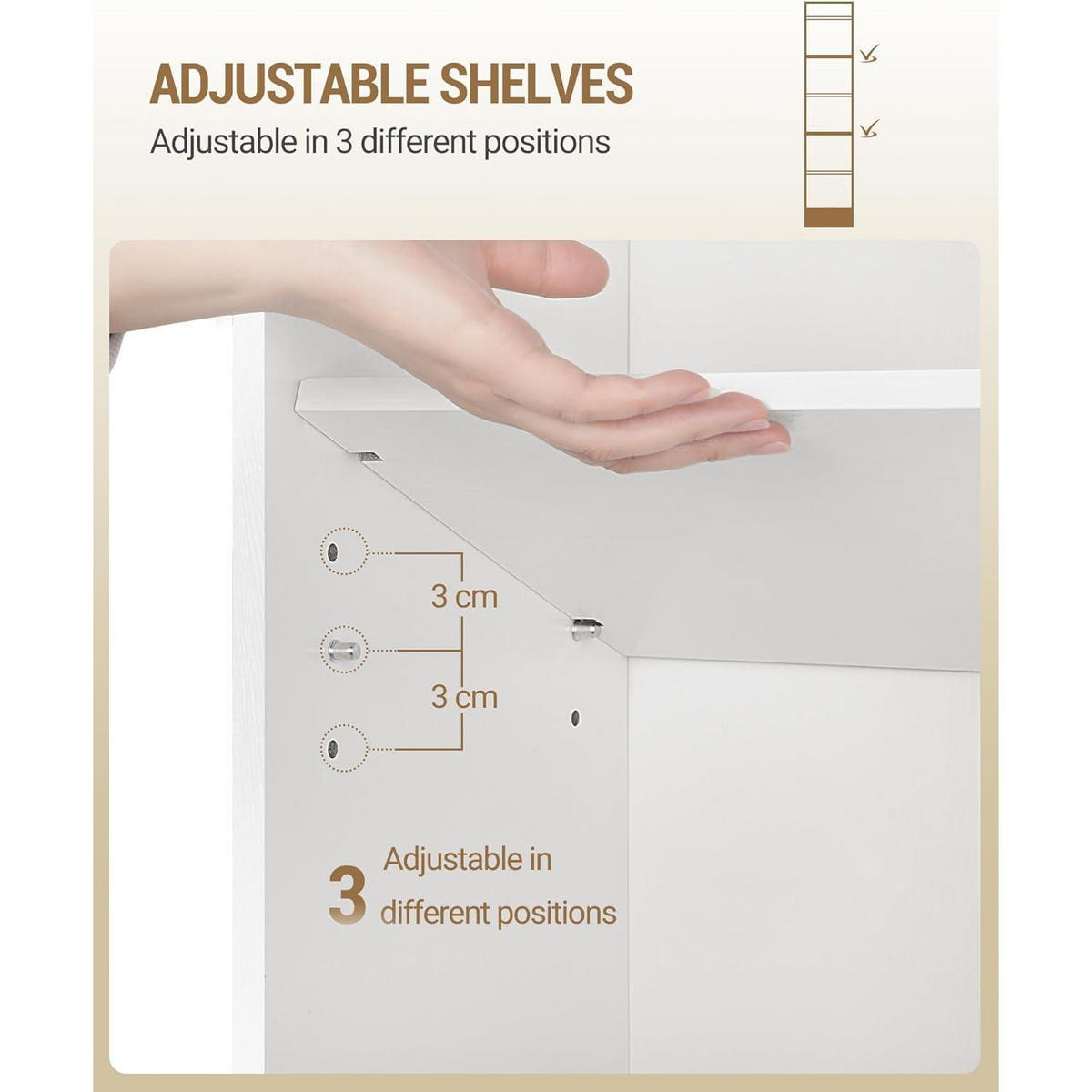 BÜCHERREGAL Standregal 6-stöckig Weiß 24 x 30 x 169,5 cm - Weiß, Holzwerkstoff (30/169.5/24cm)