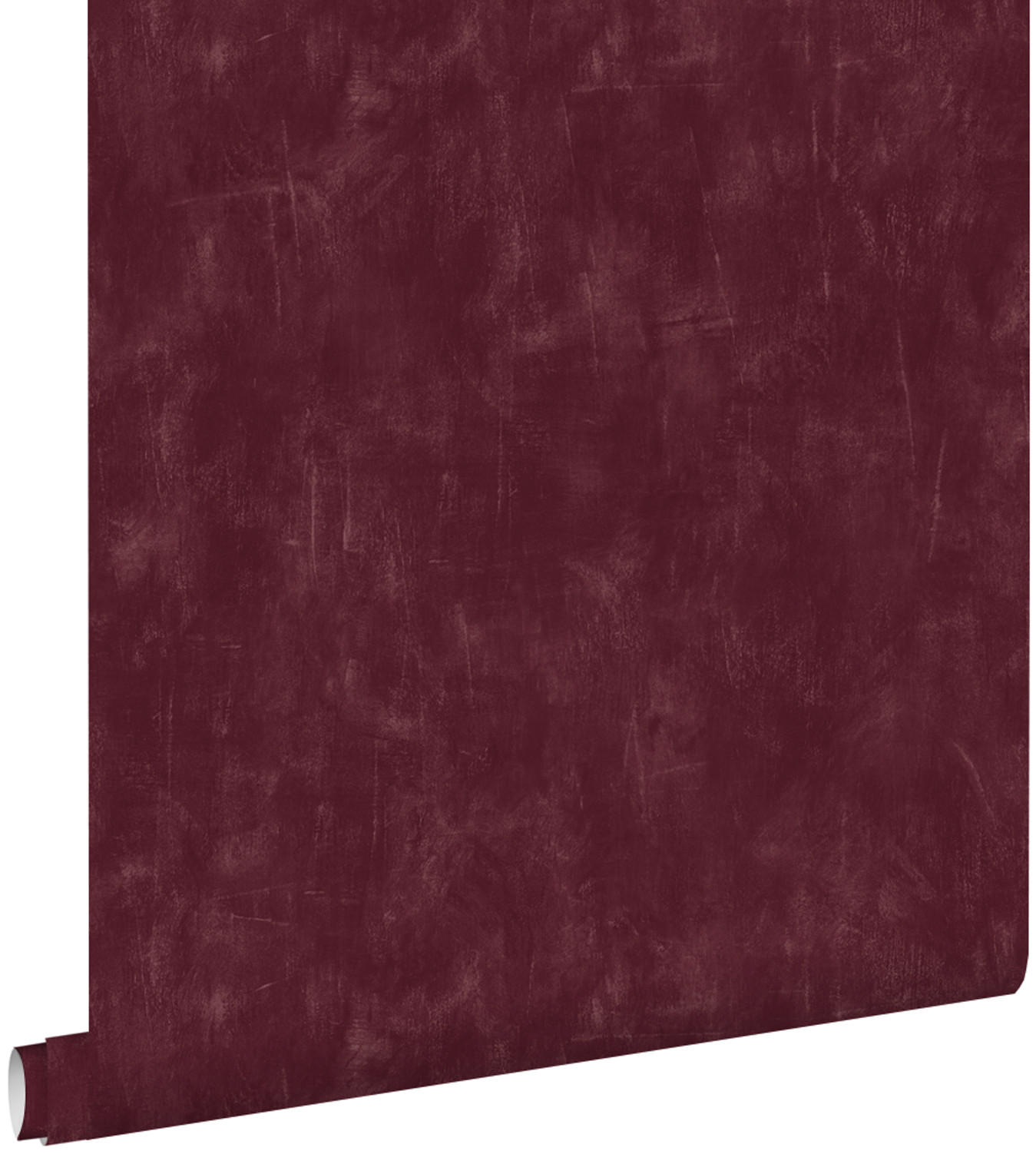 TAPETE mit malerischem Effekt 53 cm x 10.05 m - Rot, Papier (53/1000cm) - ESTAhome