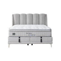 POLSTERBETT Stress Control 120x200 Grau - Grau, Textil/Metall (120/200cm) - Villa Möbel