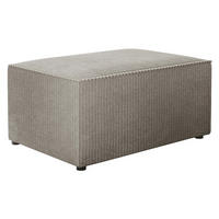 POLSTERHOCKER Karl - Hellgrau/Schwarz, Holz/Kunststoff (60/38/45cm) - MIRJAN24