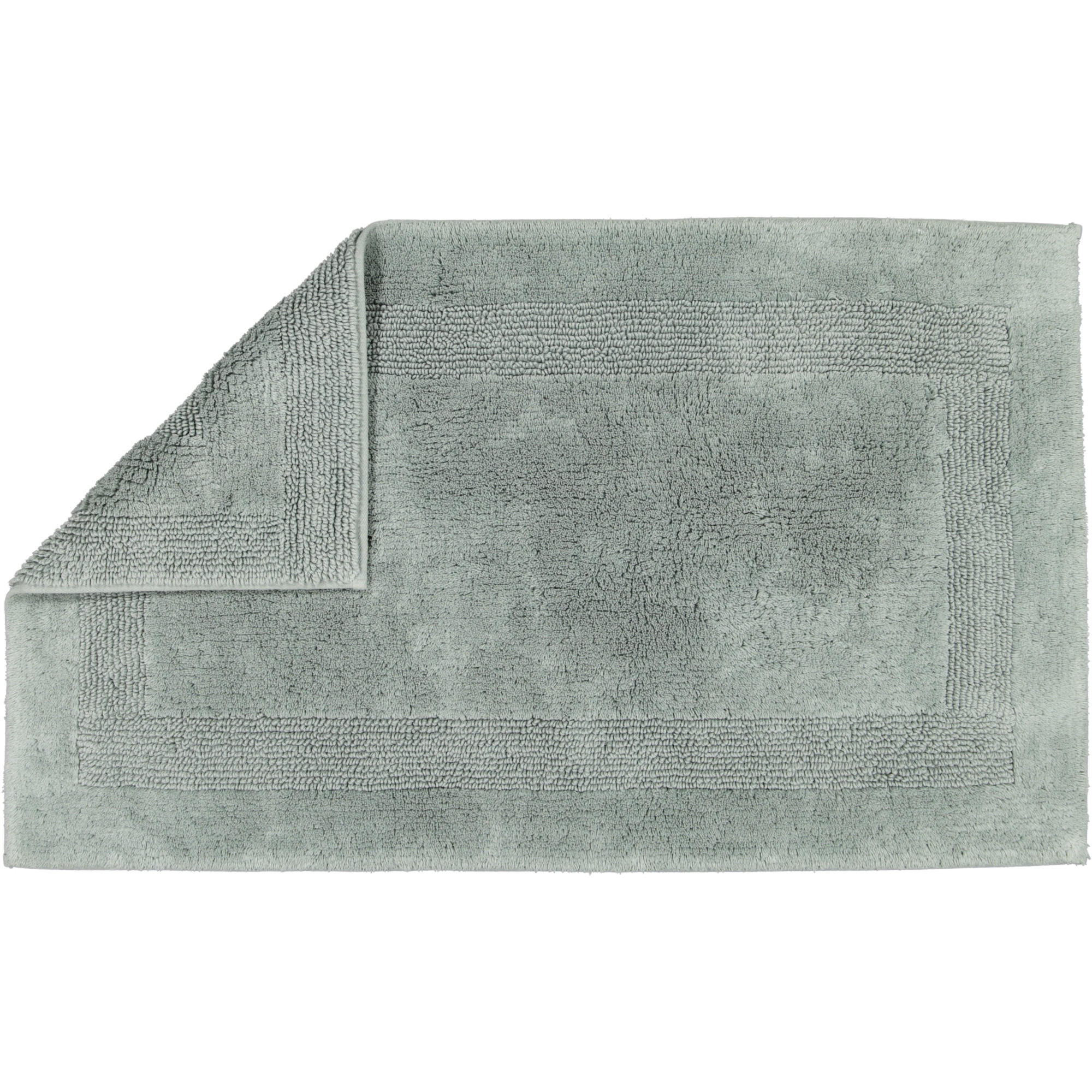 BADTEPPICHE LUXUS BADTEPPICH 1000 NORDIC GREEN - 470 - Grün, Textil (60/100cm) - Cawoe