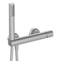DUSCHARMATUREN Silber 8.7/29.6/6 cm BHSF41M - Silberfarben, Metall (29.6/6/8.7cm) - Deante