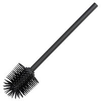 WC-BÜRSTE aus Silikon 8/8/35 cm - Schwarz, Kunststoff (8/35/8cm) - Wenko