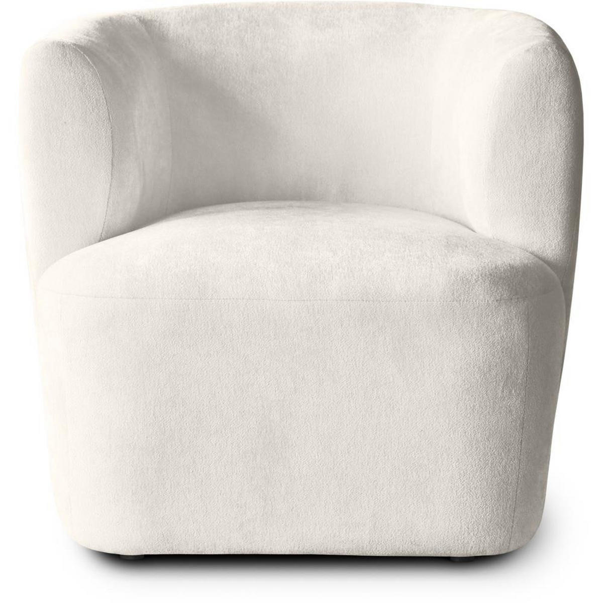 SESSEL Nori beige velour - Beige/Schwarz, Kunststoff/Textil (75/68/72cm) - Beautysofa