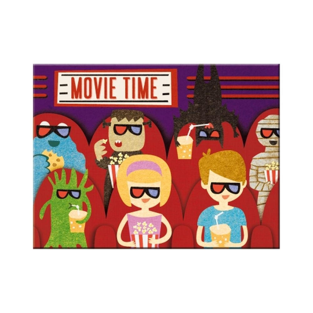 MAGNET 6/8 cm Happy Together Movie Time - Multicolor, Metall (8/6/0.1cm) - Nostalgic-Art