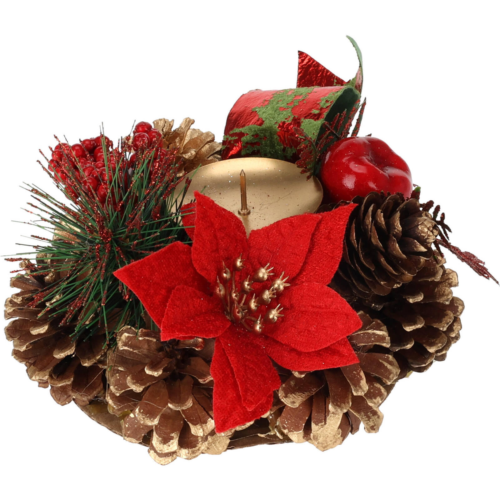 ADVENTSKRANZ 15 cm - Braun, Kunststoff (15/8cm) - Home Styling Collection