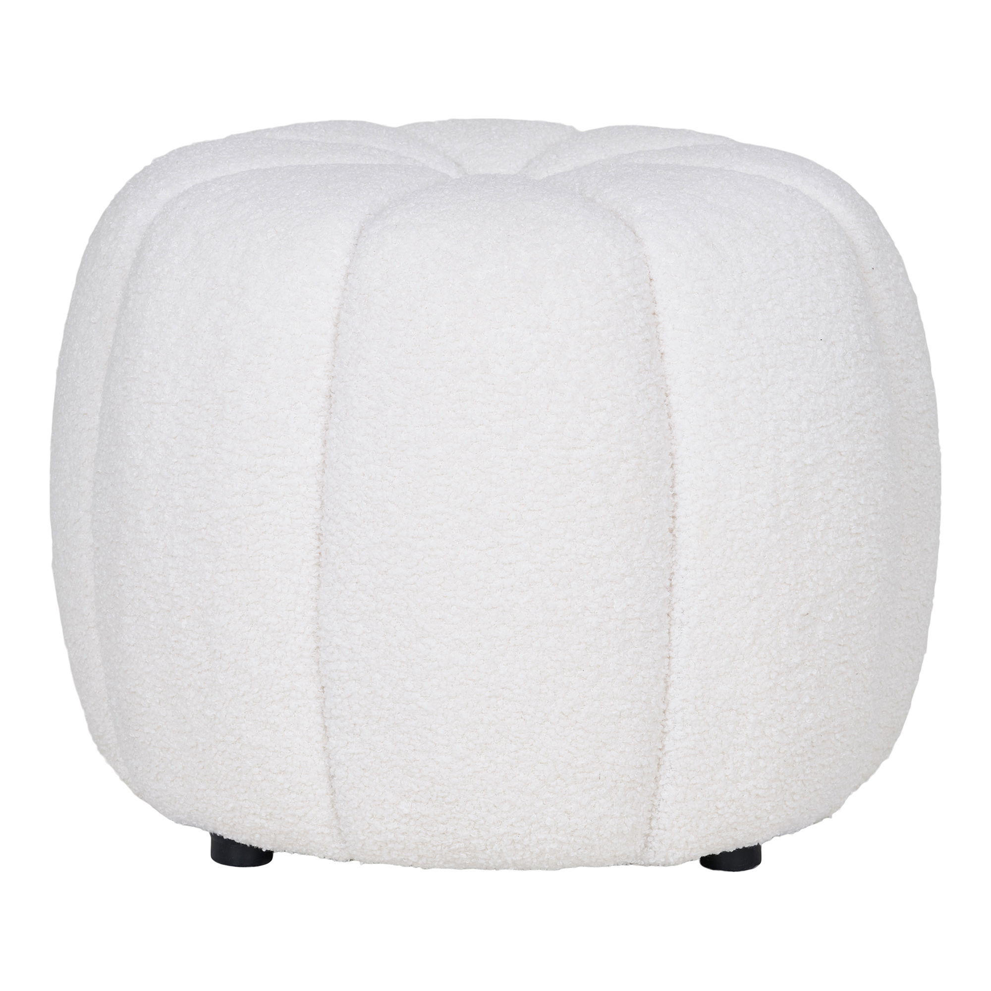 tinkaro Puffer Weiß 48x38x48 cm