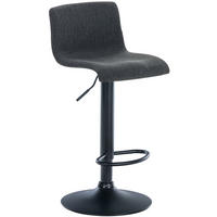 BARHOCKER Hover 84-104x39x36 cm dunkelgrau - Dunkelgrau, Textil (39/84/36cm) - furnicato