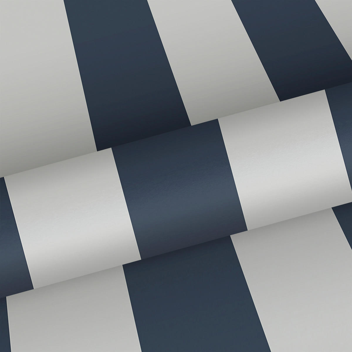 TAPETE Streifen 53 cm x 10.05 m - Blau, Papier (53/1000cm) - Sanders & Sanders