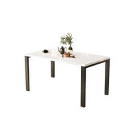 ESSTISCH Garant ausziehbar - Weiß Hochglanz, Holzwerkstoff (80/80/76cm) - Endo-Moebel