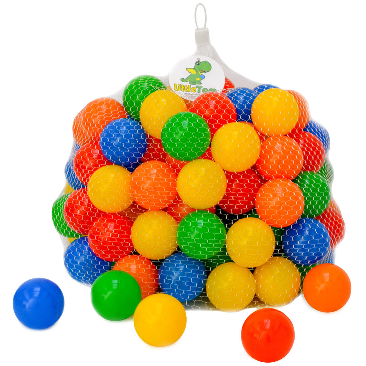 BÄLLEBAD-BÄLLE 120 Stück, bunt, 5.5 cm - Multicolor, Kunststoff (5.5/5.5/5.5cm) - Littletom