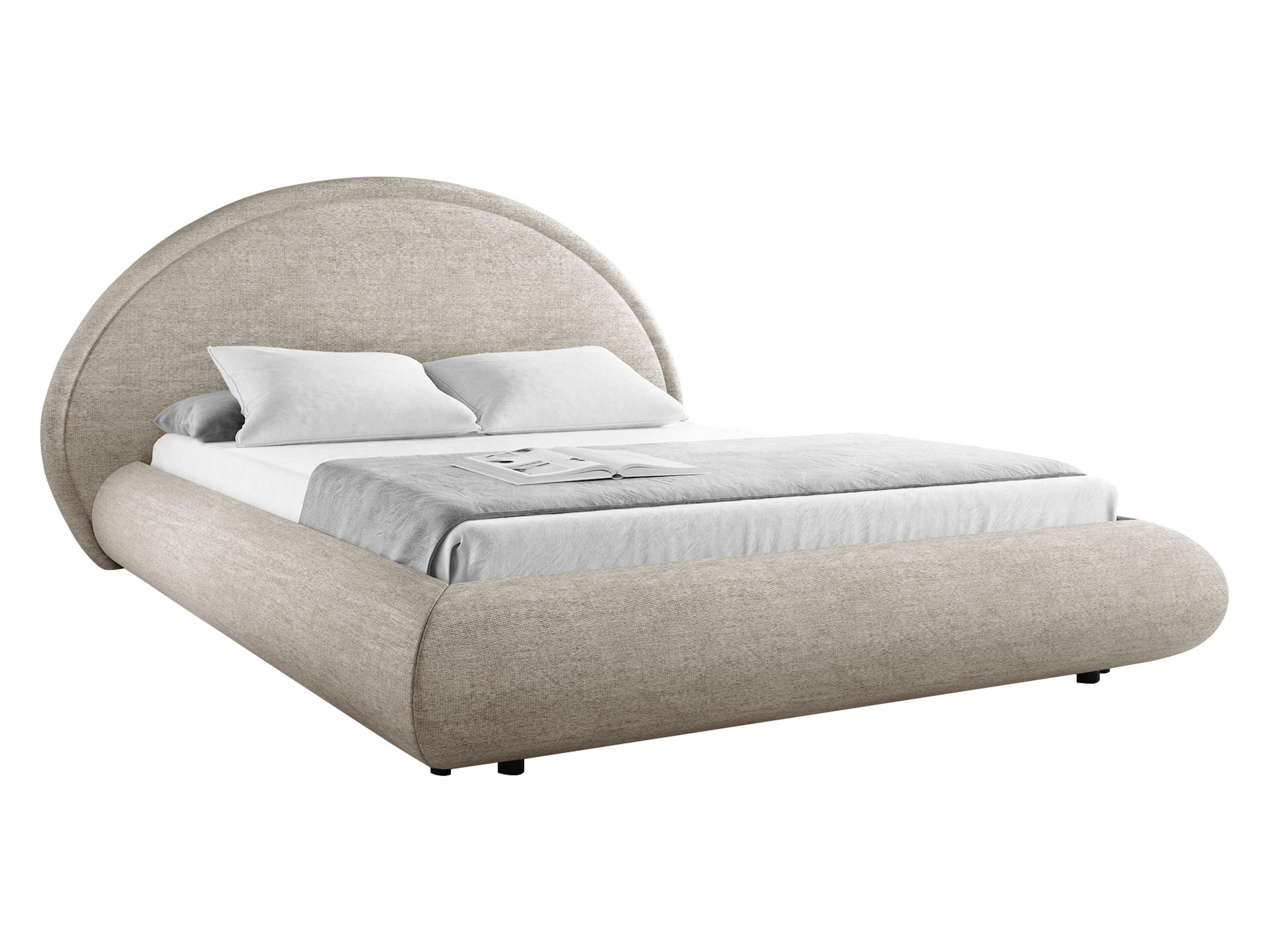 Mirjan24 Polsterbett Beige 160x200 cm