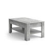COUCHTISCH Milan Beton 92.2 x 65 cm - Grau, Holzwerkstoff (65/92.2/48cm) - Vicco