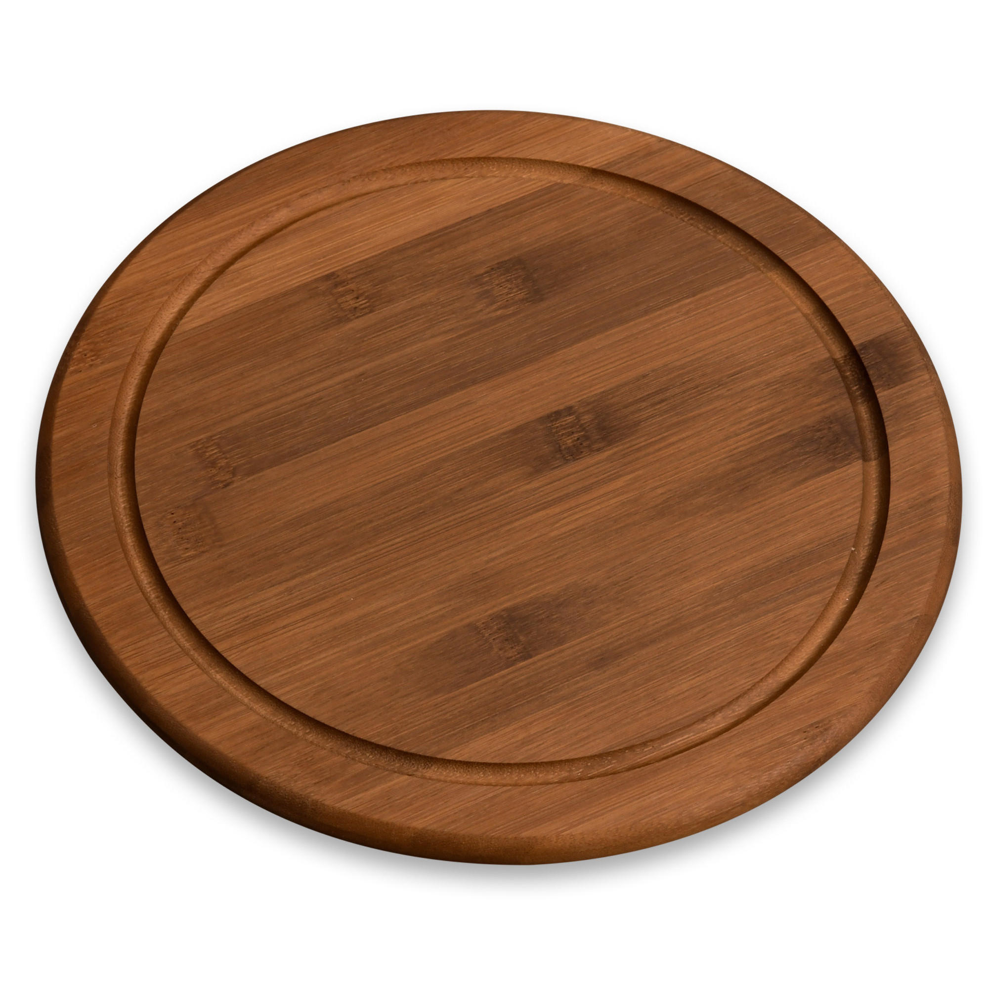 SERVIERBRETT Dunkles Bambus Snacks - Braun, Naturmaterialien (26/1.3/26cm) - Kesper