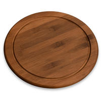 SERVIERBRETT Dunkles Bambus Snacks - Braun, Naturmaterialien (26/1.3/26cm) - Kesper