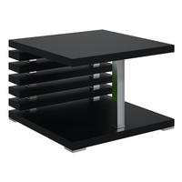 KAFFEETISCH 60x60x44 cm - Schwarz - YOTO +2 - Schwarz, Holzwerkstoff (60/60/44cm) - ALTDECOR