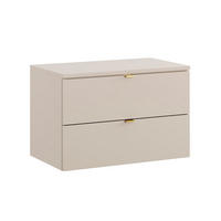 WASCHTISCHUNTERSCHRANK 80.6cm Azel Kaschmir - Beige, Holzwerkstoff (80.6/52/46cm) - Petits-meubles
