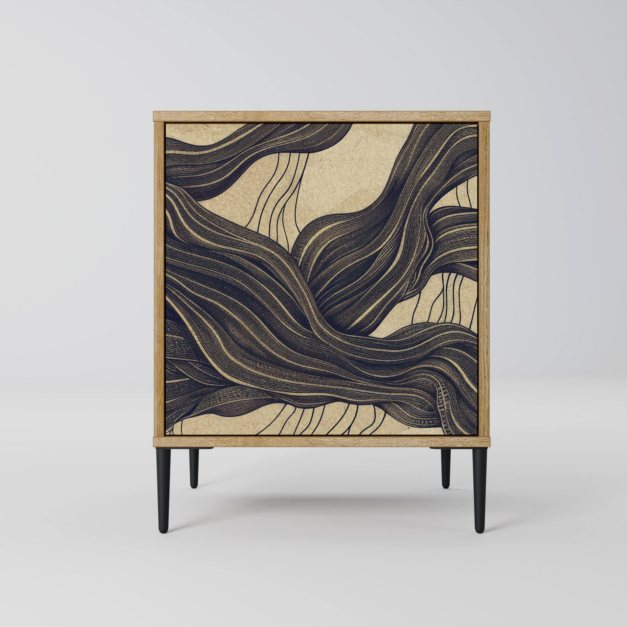 SpaceRebels Sideboard Eiche 57.5x72.5x42 cm