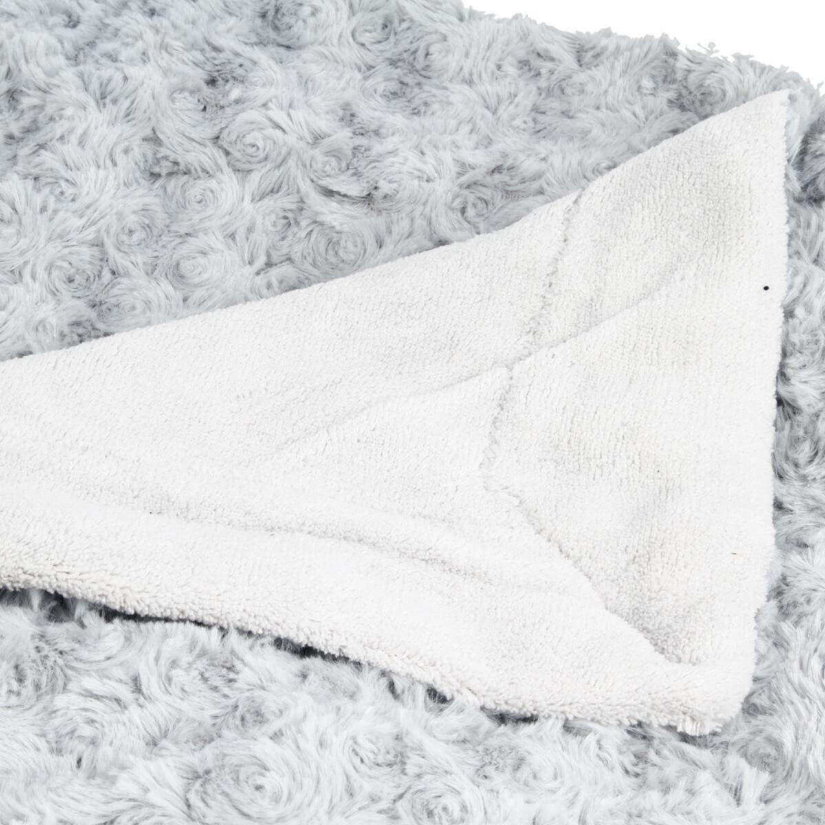 TAGESDECKE 120 cm - Grau, Textil (120/160cm) - Atmosphera Createur d´interieur