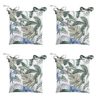 SITZKISSEN Bliss 46/46 cm 4er-Set - Blau, Textil (46/6/46cm) - Madison