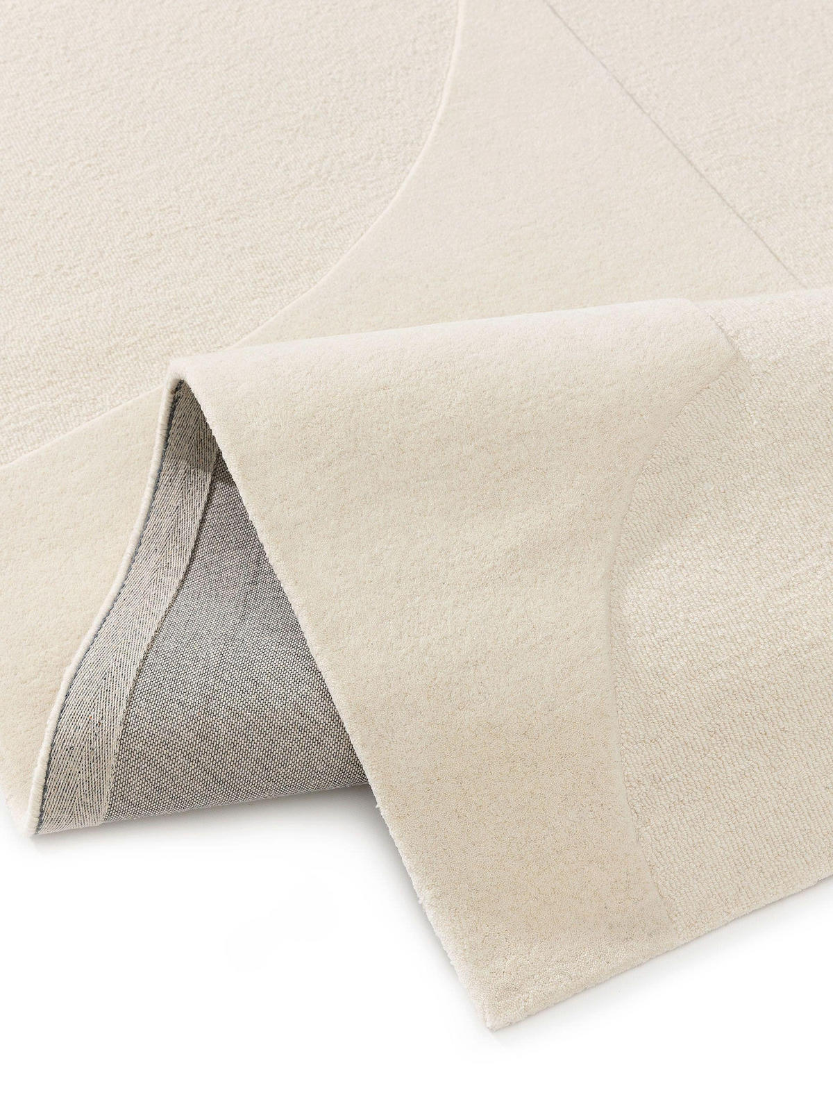 WOLLTEPPICH Logan Cream 200x300 cm - Creme, Textil (200/300cm) - benuta Pure