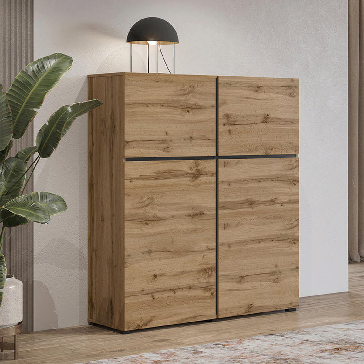 SIDEBOARD Lilia Holz - Braun, Holzwerkstoff (119/139/40cm) - Petits-meubles