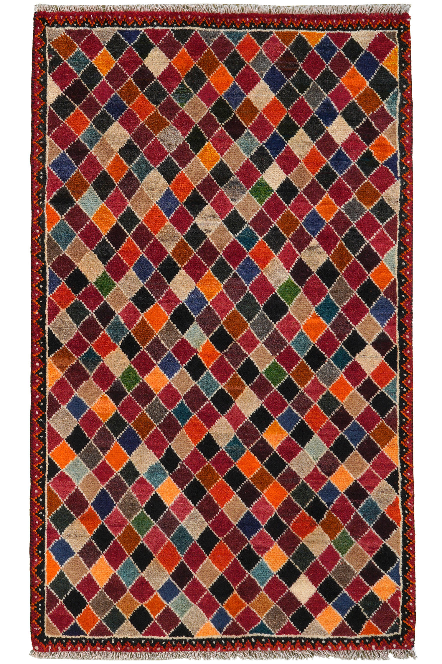 TEPPICH Gashgai Mehrfarbig 135/80 cm Schurwolle - Multicolor, Textil (80/135cm) - Looma