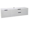 LOWBOARD Erna 168x45x47 Kreidegrau matt Lack - Hellgrau, Holzwerkstoff (168/47/45cm) - 58aufmkessel