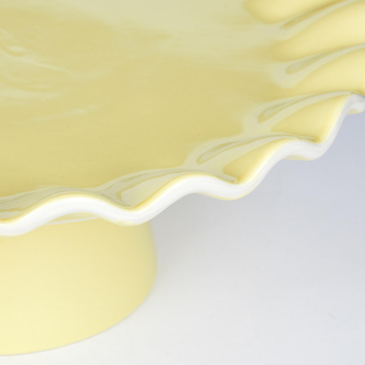 KUCHENETAGERE Lilly - Hellgelb, Keramik (28/10cm) - Butlers