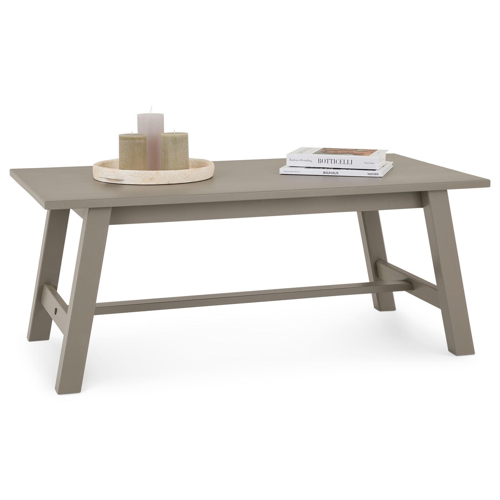 COUCHTISCH LUZERNA grau - Grau, Holz (60/110/45cm) - IDIMEX